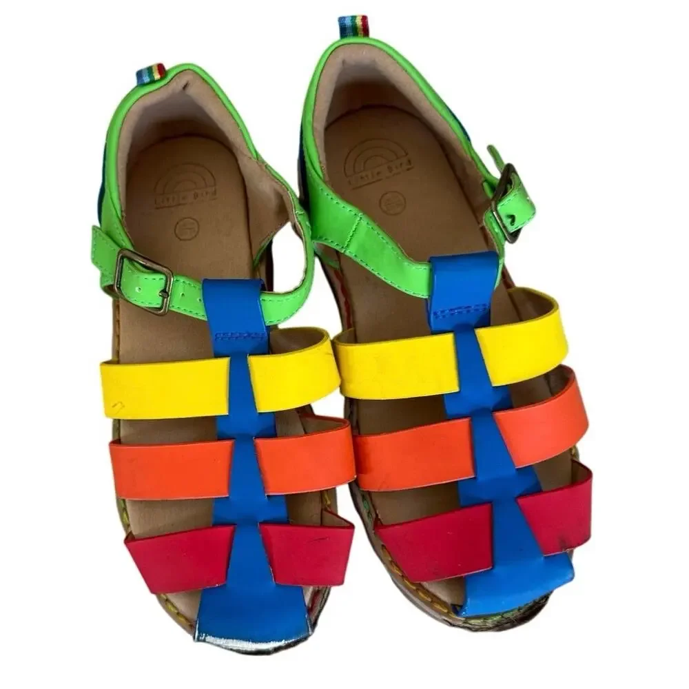 Little bird rainbow sandals UK 11 EU 29 US 11.5